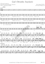 Can't Breathe Anymore (Can`t Breathe Anymore) So Subin (소수빈) Full Drum Transcription / Drum Sheet Music COPYDRUM