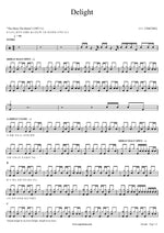 Delight (Delight) TheThe (더더) Full Drum Transcription / Drum Sheet Music COPYDRUM