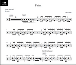 Faint Linkin Park Full Drum Transcription / Drum Sheet Music Drum Sheet MX