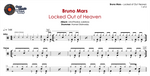 Locked Out of Heaven Bruno Mars Full Drum Transcription / Drum Sheet Music Chef Cook