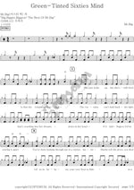 Tinted Sixties Mind Mr Big Full Drum Transcription / Drum Sheet Music COPYDRUM