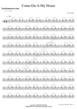 Come on a My House Elvis Presley Full Drum Transcription / Drum Sheet Music COPYDRUM