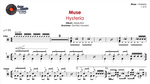 Hysteria Muse Full Drum Transcription / Drum Sheet Music Chef Cook