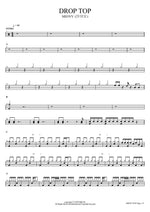 DROP TOP MEOVV (미야오) Full Drum Transcription / Drum Sheet Music COPYDRUM