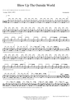 Blow Up The Outside World Soundgarden Full Drum Transcription / Drum Sheet Music COPYDRUM