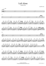 Left Alone - Alessia Cara drum sheet music