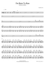 I'm Born to Run - American Authors drum sheet music