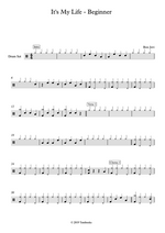 It's My Life - Paul Anka drum sheet music