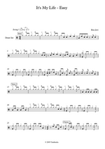 It's My Life - Paul Anka drum sheet music