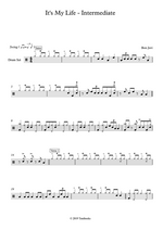 It's My Life - Paul Anka drum sheet music