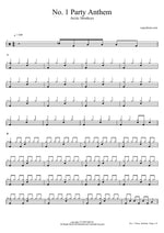 No. 1 Party Anthem - Arctic Monkeys drum sheet music
