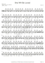 She Will Be Loved Maroon 5 Full Drum Transcription / Drum Sheet Music COPYDRUM
