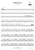 Slipped Away - Avril Lavigne drum sheet music