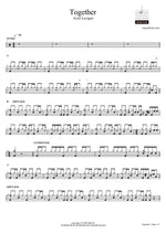 Together - Avril Lavigne drum sheet music
