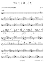 Only Her Laughter (그녀의 웃음소리뿐) Rotten Apple (로튼 애플) Full Drum Transcription / Drum Sheet Music COPYDRUM