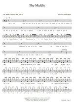 The Middle Zedd Full Drum Transcription / Drum Sheet Music COPYDRUM