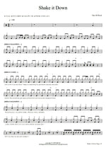 Shake It Down One Ok Rock (ワンオクロック) Full Drum Transcription / Drum Sheet Music COPYDRUM