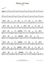 Money & Fame 22Gz Full Drum Transcription / Drum Sheet Music COPYDRUM