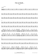 i'm so tired... Lauv Full Drum Transcription / Drum Sheet Music COPYDRUM