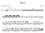 Breed Nirvana Full Drum Transcription / Drum Sheet Music Franki Bio