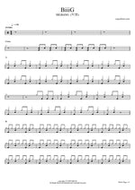 BiiiG - Bigbang (빅뱅) drum sheet music