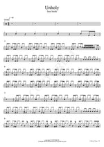 Unholy Sam Smith Full Drum Transcription / Drum Sheet Music COPYDRUM