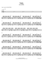 Tally - Blackpink (블랙핑크) drum sheet music