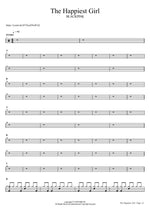 The Happiest Girl - Blackpink (블랙핑크) drum sheet music