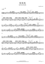 Ttok Ttok Ttok (똑똑똑) "Knock Knock Knock" - Boynextdoor (보이넥스트도어) drum sheet music