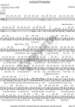 Original Prankster The Offspring Full Drum Transcription / Drum Sheet Music COPYDRUM