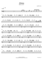 Aliens - BTS (방탄소년단) drum sheet music