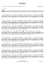 Sundays Emotional Oranges Full Drum Transcription / Drum Sheet Music COPYDRUM