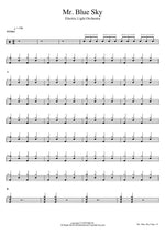 Mr. Blue Sky Electric Light Orchestra (ELO) Full Drum Transcription / Drum Sheet Music COPYDRUM