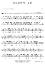 Amigar Restaurant (아미가르 레스토랑) SeSeSe (쎄쎄쎄) Full Drum Transcription / Drum Sheet Music COPYDRUM