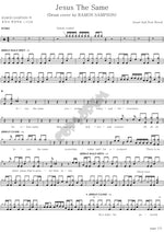 JESUS THE SAME (Drum cover by RAMON SAMPSON) ISRAEL AND NEW BREED Full Drum Transcription / Drum Sheet Music COPYDRUM