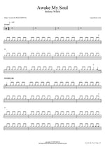Awake My Soul - Bethany Wohrle drum sheet music