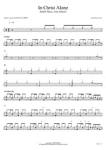 In Christ Alone (with Jen Johnson) - Bethel Music drum sheet music