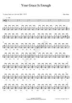 Your Grace Is Enough Matt Maher Full Drum Transcription / Drum Sheet Music COPYDRUM