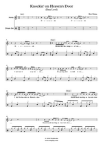 Knockin' on Heaven's Door - Bob Dylan drum sheet music
