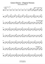 Green Onions - Booker T. & The M.G.'s drum sheet music