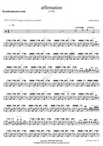 Affirmation George Benson Full Drum Transcription / Drum Sheet Music COPYDRUM