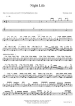 Night Life (Dominique Austin Drum Cover) Khirye Tyler Full Drum Transcription / Drum Sheet Music COPYDRUM