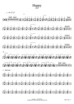 Happy 2NE1 (투애니원) Full Drum Transcription / Drum Sheet Music COPYDRUM