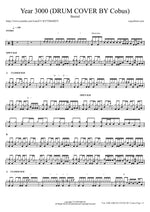 Year 3000 - Busted drum sheet music