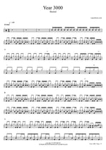 Year 3000 - Busted drum sheet music
