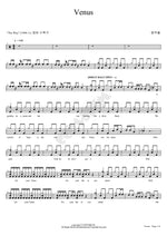 Venus (Venus) Black Hole (블랙 홀) Full Drum Transcription / Drum Sheet Music COPYDRUM