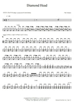 Diamond Head The Ventures Full Drum Transcription / Drum Sheet Music COPYDRUM