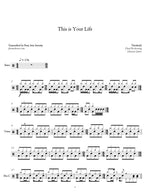 This Is Your Life Threshold Full Drum Transcription / Drum Sheet Music Jaslow Drum Sheets