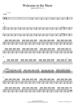 Welcome to the Show DAY6 Full Drum Transcription / Drum Sheet Music COPYDRUM