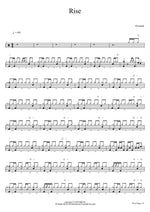 Rise Pyramid Full Drum Transcription / Drum Sheet Music COPYDRUM